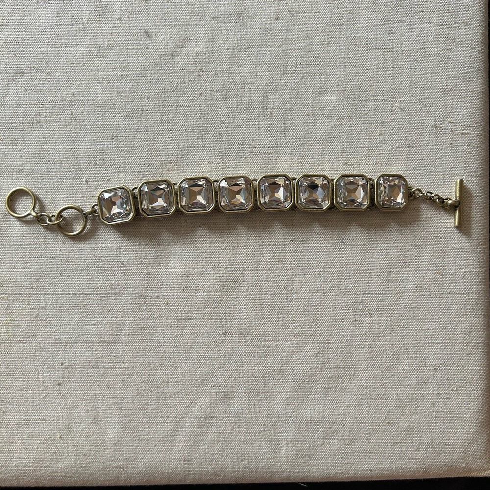 C+I Square Cut Retro Glam Bracelet